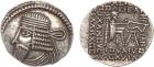 Parthian Kingdom. Vologases I. Silver Drachm (3.78 g), second reign, ca. AD 58-77