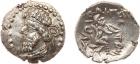 Parthian Kingdom. Vologases I. Silver Diobol (1.30 g), second reign, ca. AD 58-77