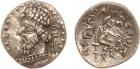 Parthian Kingdom. Vologases I. Silver Diobol (1.33 g), second reign, ca. AD 58-77