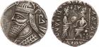 Parthian Kingdom. Vologases IV. BI Tetradrachm (13.90 g), ca. AD 147-191 Choice