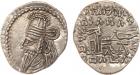 Parthian Kingdom. Osroes II. Silver Drachm (3.75 g), ca. AD 190-208 Superb EF