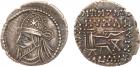 Parthian Kingdom. Artabanos VI. Silver Drachm (3.63 g), ca. AD 212-224/7 EF