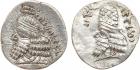 Kingdom of Persis. Manuchtir IV. Silver Drachm (3.16 g), 2nd century AD EF