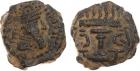 Sasanian Kingdom. Ardashir I. AE Chalkous (4.13 g), AD 223/4-240 Choice VF