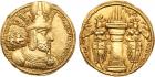 Sasanian Kingdom. Shapur I. Gold Dinar (7.14 g), AD 240-272 Choice VF