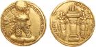 Sasanian Kingdom. Varhran (Bahram) I. Gold Dinar (7.17 g), AD 273-276 Choice VF