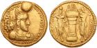 Sasanian Kingdom. Varhran (Bahram) II. Gold Dinar (7.27 g), AD 276-293 Choice VF