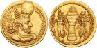 Sasanian Kingdom. Varhran (Bahram) II. Gold Dinar (7.3 g), AD 276-293 Superb EF