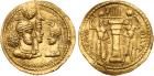 Sasanian Kingdom. Varhran (Bahram) II. Gold 1/6 Dinar (1.44 g), AD 276-293 EF