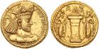 Sasanian Kingdom. Narseh. Gold Dinar (7.36 g), AD 293-303 EF