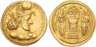 Sasanian Kingdom. Hormizd II. Gold Dinar (7.16 g), AD 303-309 Choice VF