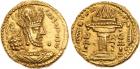 Sasanian Kingdom. Shapur II. Gold Dinar (7.08 g), AD 309-379 Superb EF