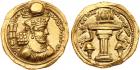 Sasanian Kingdom. Shapur III. Gold Dinar (7.27 g), AD 383-388 Superb EF