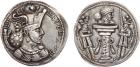 Sasanian Kingdom. Varhran (Bahram) IV. Silver Drachm (4.15 g), AD 388-399 About