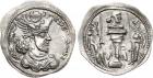 Sasanian Kingdom. Varhran (Bahram) IV. Silver Drachm (3.56 g), AD 388-399 Superb