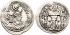 Sasanian Kingdom. Yazdgard I. Silver Drachm (4.18 g), AD 399-420 Superb EF