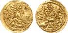 Sasanian Kingdom. Varhran (Bahram) V. Gold 1/6 Dinar (0.69 g), AD 420-438 About