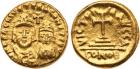 Heraclius. Gold Solidus (4.46 g), 610-641 About EF