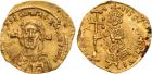 Justinian II. Gold Tremissis (1.32 g), first reign, 685-695 About EF