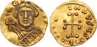 Leontius. Gold Tremissis (1.41 g), 695-698 Choice VF