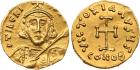 Tiberius III (Apsimar). Gold Tremissis (1.37 g), 698-705 VF