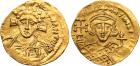 Justinian II. Gold Tremissis (1.34 g), second reign, 705-711 About EF