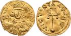 Anastasius II Artemius. Gold Semissis (2.08 g), 713-715 VF