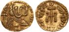 Anastasius II Artemius. Gold Tremissis (1.20 g), 713-715 VF