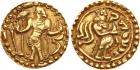 Bengal, Samatata. Anonymous. Gold Dinar (5.63 g), ca. early-mid 7th century VF