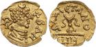 Merovingians, Banassac. Gold Tremissis (1.23 g), ca. 620-640 EF