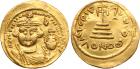 Suevi. Pseudo-Imperial issue. Gold Solidus (3.86 g), 568-774 VF