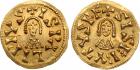 Visigoths. Sisebut. Gold Tremissis (1.46 g), 612-621 EF