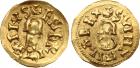 Visigoths. Suinthila. Gold Tremissis (1.42 g), 621-631 VF