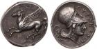 Sicily, Syracuse, Timoleon and the Third Democracy (344-317 BC). Silver Stater, 8.65g, 3h. Struck 344-335 BC. Pegasos