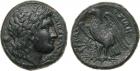 Sicily, Syracuse, Hiketas II (287-278 BC). AE 24mm, 11.47g, 5h. Struck c. 283-279 BC. ?IO? E??ANIO?, laureate youthful