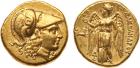 Kingdom of Macedon, Alexander III, The Great (336-323 BC). Gold Stater, 8.55g, 9h. Mint of Lampsakos, struck c. 328-323