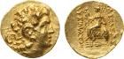 Kingdom of Pontos, Mithradates VI Eupator (c.120-63 BC). Gold Stater, 8.25g, 12h. In the name and types of Lysimachos.