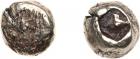 Ionia (c.670 BC). Electrum 1/24-Stater, 0.46g. Striated surface. Rev. incuse punch (SNG Kayhan 682; Weidauer 9 var). O