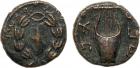 Judaea, Bar Kochba Revolt (AD 132-135). Middle Bronze, 7.40g, 1h. Attributed to year 3 (AD 134/5). Paleo-Hebrew legend