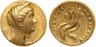 Kingdom of Egypt, Arsinoe II Philadelphos (d. c.270 BC). Gold Oktodrachm (or Mnaïeion), 27.73g, 12h. Mint of Alexandria