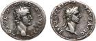 Caligula (AD 37-41). and Divus Augustus (d. AD 14), Silver Denarius, 3.65g, 6h. Mint of Lugdunum, struck AD 37-8. C CA