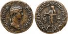 Antonia(daughter of Mark Antony and Octavia, mother of Claudius). AE Dupondius, 15.83g, 7h. Mint of Rome, struck under