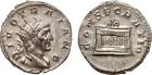 Divus Trajan (d. AD 117). Silver Antoninianus, 3.81g, 12h. Mint of Rome, struck under Trajan Decius, AD 250-251. DIVO