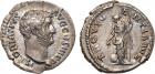 Hadrian(AD 117-138). Silver Denarius, 3.40g, 6h. Mint of Rome, struck AD 133. HADRIANVS AVG COS III P P, bare head fac