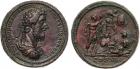 Commodus (AD 177-192). Æ Medallion, 83.22g, 12h, 42mm. Struck AD 190-191. M COMMODVS ANTONINVS PIVS FELIX AVG BRIT, la