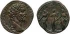 Septimius Severus (AD 193-211). AE Sestertius, 22.25g, 12h. Mint of Rome, struck AD 194. L SEPT SEV PE-RT AVG IMP III