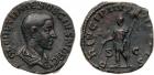 Herennius Etruscus (AD 251). AE Sestertius, 19.39g, 6h. Mint of Rome, struck as Caesar, AD 250-1. Q HER ETR MES DECIVS