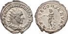 Aemilian (AD 253). Silver Antoninianus, 4.20g, 12h. Mint of Rome. IMP CAES AEMILIANVS P F AVG, radiate, draped and cui