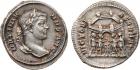 Maximian (AD 286-305). Silver Argenteus, 3.72g, 5h. Mint of Ticinum, struck AD 294-295. MAXIMIANVS AVG, laureate head