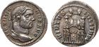 Maximian (AD 286-305). Silver Argenteus. Mint of Ticinum, 3.01g, 6h, struck AD 295. MAXIMIA-NVS AVG, laureate head fac